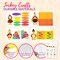 4E's Novelty Turkey Craft Kit, 4 Pcs Thanksgiving Crafts Kits for Kids, Thankful Turkey Activity, Turkeys Arts and Crafts for Ages 3+, Friends Giving Kids Craft With Designing Elegant